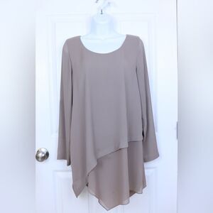 Soft Surroundings Women’s Light Brown Long-Sleeved Top Size XS